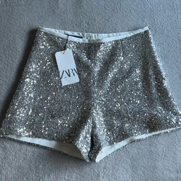 Sequin Blazer and Short Set - Picture 7 of 8